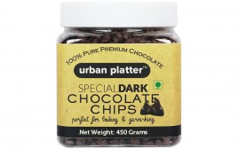 Urban Platter Special Dark Chocolate Chips  Jar  450 grams